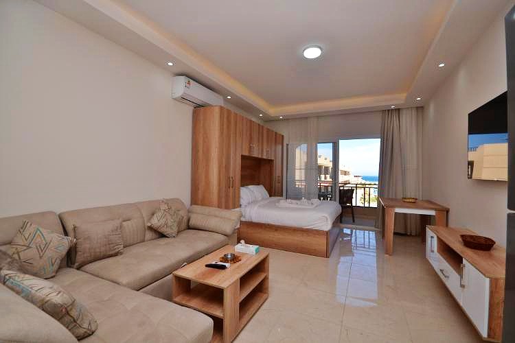 Sea View Studio For Sale In Selena Bay Resort Hurghada